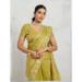Picture of Appealing Chiffon Dark Khaki Saree