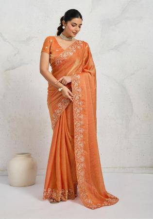 Picture of Grand Chiffon Chocolate Saree