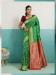 Picture of Taking Silk Olive Saree