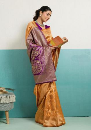 Picture of Pleasing Silk Peru Saree