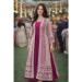 Picture of Grand Chiffon & Silk Purple Readymade Gown