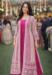 Picture of Marvelous Chiffon & Silk Pink Readymade Gown