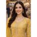 Picture of Grand Chiffon Golden Rod Readymade Salwar Kameez