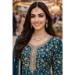 Picture of Chiffon Midnight Blue Readymade Salwar Kameez