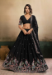 Picture of Exquisite Georgette Black Lehenga Choli