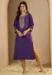 Picture of Superb Silk Purple Kurtis & Tunic