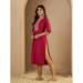 Picture of Radiant Silk Fire Brick Kurtis & Tunic
