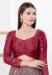 Picture of Taking Silk Maroon Designer Blouse