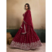 Picture of Magnificent Georgette Maroon Lehenga Choli