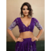 Picture of Taking Georgette Purple Lehenga Choli