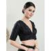 Picture of Wonderful Cotton & Silk Black Designer Blouse