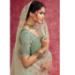 Picture of Fine Net Rosy Brown Saree