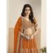 Picture of Comely Georgette Orange Lehenga Choli