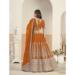 Picture of Comely Georgette Orange Lehenga Choli