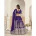 Picture of Ravishing Georgette Dark Slate Blue Lehenga Choli
