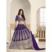 Picture of Ravishing Georgette Dark Slate Blue Lehenga Choli