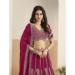 Picture of Sublime Georgette Dark Red Lehenga Choli