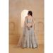 Picture of Marvelous Net Dark Grey Lehenga Choli