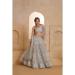 Picture of Marvelous Net Dark Grey Lehenga Choli