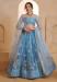 Picture of Gorgeous Net Cadet Blue Lehenga Choli