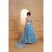 Picture of Gorgeous Net Cadet Blue Lehenga Choli