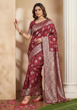 Picture of Comely Silk Sienna Saree