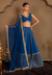 Picture of Stunning Georgette Navy Blue Lehenga Choli