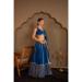 Picture of Stunning Georgette Navy Blue Lehenga Choli
