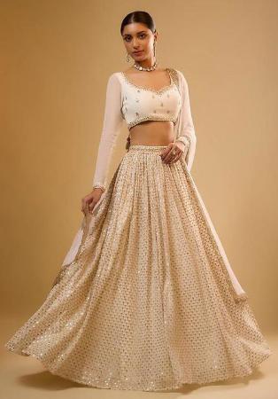 Picture of Beautiful Georgette Azure Lehenga Choli