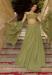 Picture of Admirable Georgette Dark Olive Green Lehenga Choli