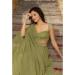 Picture of Admirable Georgette Dark Olive Green Lehenga Choli