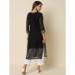 Picture of Nice Georgette Black Kurtis & Tunic