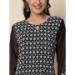 Picture of Nice Georgette Black Kurtis & Tunic