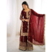 Picture of Nice Silk Maroon Readymade Salwar Kameez