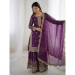 Picture of Alluring Silk Purple Readymade Salwar Kameez