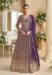 Picture of Excellent Georgette Purple Anarkali Salwar Kameez