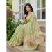 Picture of Lovely Cotton & Linen Tan Saree