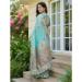 Picture of Beauteous Cotton & Linen Light Blue Saree