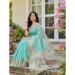 Picture of Beauteous Cotton & Linen Light Blue Saree