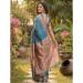 Picture of Wonderful Cotton & Linen Slate Grey Saree