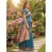 Picture of Wonderful Cotton & Linen Slate Grey Saree