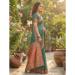 Picture of Splendid Cotton & Linen Sea Green Saree