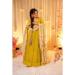 Picture of Graceful Silk Dark Golden Rod Readymade Gown
