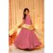 Picture of Splendid Silk Pink Readymade Gown
