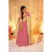 Picture of Splendid Silk Pink Readymade Gown