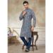 Picture of Good Looking Silk Grey Kurtas