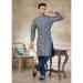 Picture of Good Looking Silk Grey Kurtas