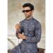 Picture of Ideal Silk Navy Blue Kurtas