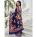 Picture of Gorgeous Silk Midnight Blue Saree