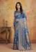 Picture of Delightful Silk Steel Blue Saree